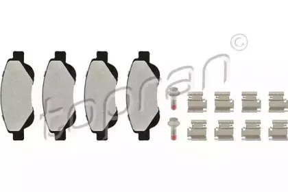 Комплект тормозных колодок, дисковый тормоз TOPRAN купить