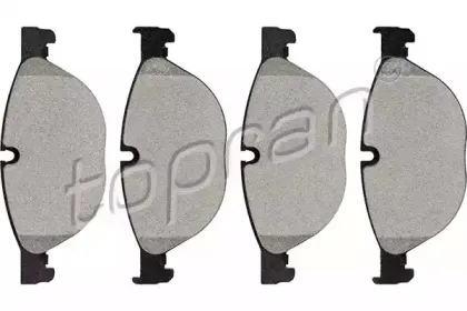 Комплект тормозных колодок, дисковый тормоз TOPRAN купить