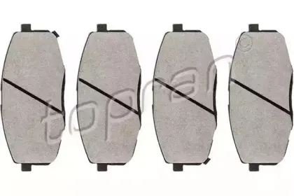 Комплект тормозных колодок, дисковый тормоз TOPRAN купить