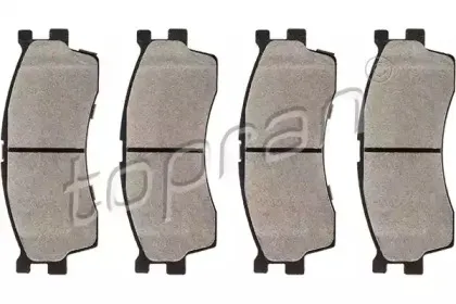 Комплект тормозных колодок, дисковый тормоз TOPRAN купить