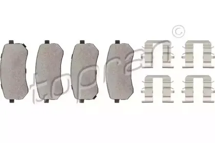 Комплект тормозных колодок, дисковый тормоз TOPRAN купить