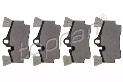 Комплект тормозных колодок, дисковый тормоз TOPRAN купить