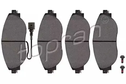 Комплект тормозных колодок, дисковый тормоз TOPRAN купить