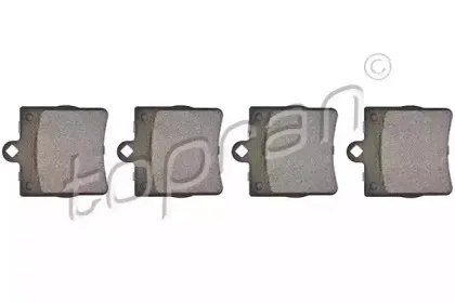 Комплект тормозных колодок, дисковый тормоз TOPRAN купить