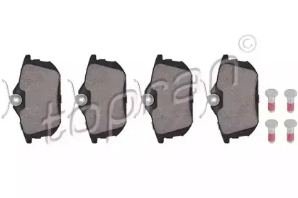 Комплект тормозных колодок, дисковый тормоз TOPRAN купить