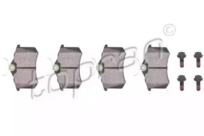 Комплект тормозных колодок, дисковый тормоз TOPRAN купить