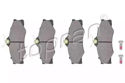 Комплект тормозных колодок, дисковый тормоз TOPRAN купить