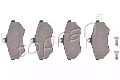 Комплект тормозных колодок, дисковый тормоз TOPRAN купить