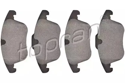 Комплект тормозных колодок, дисковый тормоз TOPRAN купить