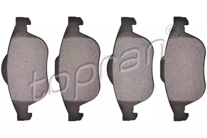 Комплект тормозных колодок, дисковый тормоз TOPRAN купить