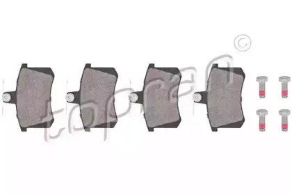 Комплект тормозных колодок, дисковый тормоз TOPRAN купить