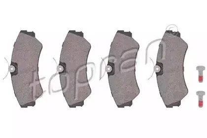 Комплект тормозных колодок, дисковый тормоз TOPRAN купить