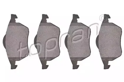 Комплект тормозных колодок, дисковый тормоз TOPRAN купить