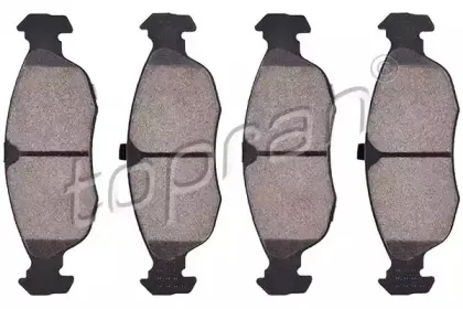 Комплект тормозных колодок, дисковый тормоз TOPRAN купить