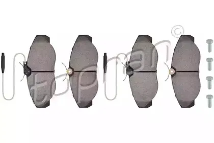 Комплект тормозных колодок, дисковый тормоз TOPRAN купить