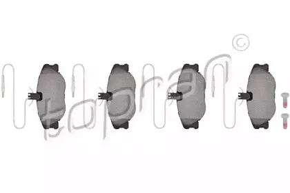 Комплект тормозных колодок, дисковый тормоз TOPRAN купить