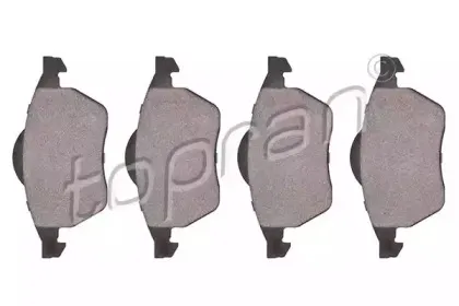 Комплект тормозных колодок, дисковый тормоз TOPRAN купить