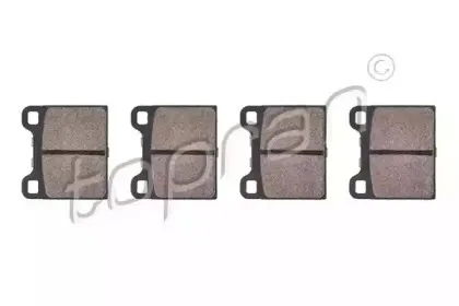 Комплект тормозных колодок, дисковый тормоз TOPRAN купить