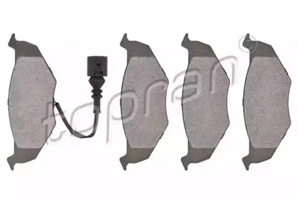 Комплект тормозных колодок, дисковый тормоз TOPRAN купить