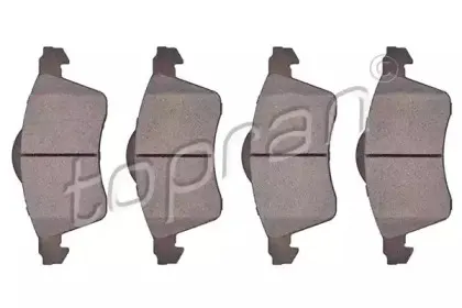 Комплект тормозных колодок, дисковый тормоз TOPRAN купить