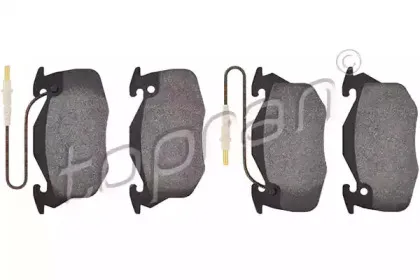 Комплект тормозных колодок, дисковый тормоз TOPRAN купить