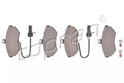 Комплект тормозных колодок, дисковый тормоз TOPRAN купить