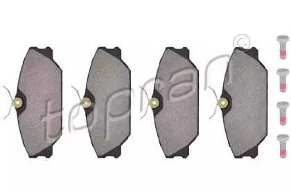 Комплект тормозных колодок, дисковый тормоз TOPRAN купить