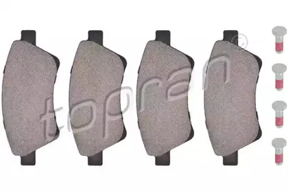 Комплект тормозных колодок, дисковый тормоз TOPRAN купить