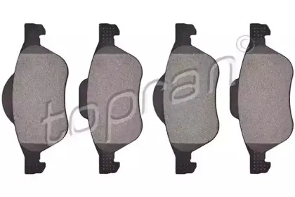 Комплект тормозных колодок, дисковый тормоз TOPRAN купить