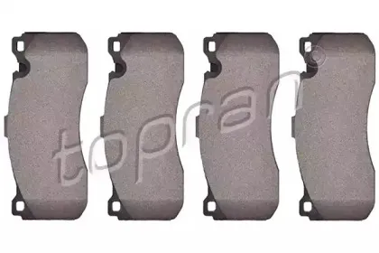 Комплект тормозных колодок, дисковый тормоз TOPRAN купить