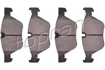 Комплект тормозных колодок, дисковый тормоз TOPRAN купить