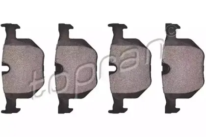 Комплект тормозных колодок, дисковый тормоз TOPRAN купить