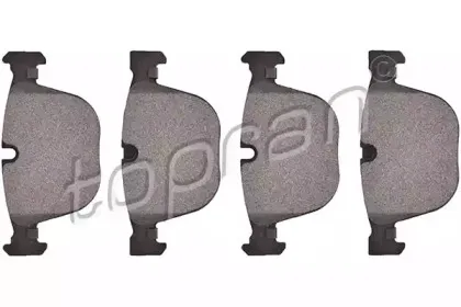 Комплект тормозных колодок, дисковый тормоз TOPRAN купить