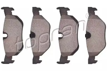 Комплект тормозных колодок, дисковый тормоз TOPRAN купить