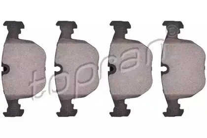 Комплект тормозных колодок, дисковый тормоз TOPRAN купить