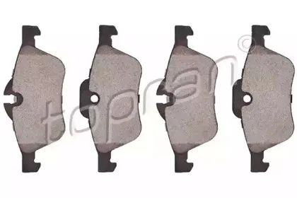 Комплект тормозных колодок, дисковый тормоз TOPRAN купить
