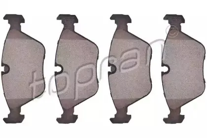 Комплект тормозных колодок, дисковый тормоз TOPRAN купить