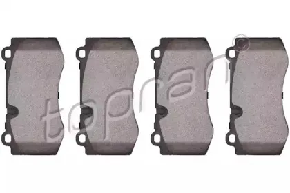Комплект тормозных колодок, дисковый тормоз TOPRAN купить