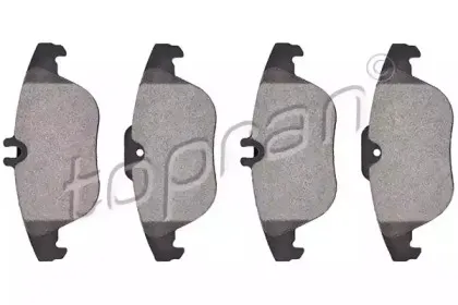 Комплект тормозных колодок, дисковый тормоз TOPRAN купить
