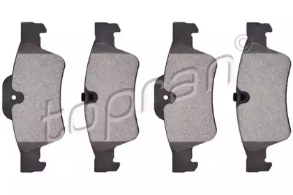 Комплект тормозных колодок, дисковый тормоз TOPRAN купить