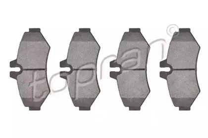 Комплект тормозных колодок, дисковый тормоз TOPRAN купить