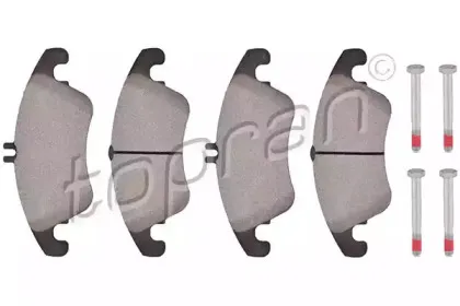 Комплект тормозных колодок, дисковый тормоз TOPRAN купить