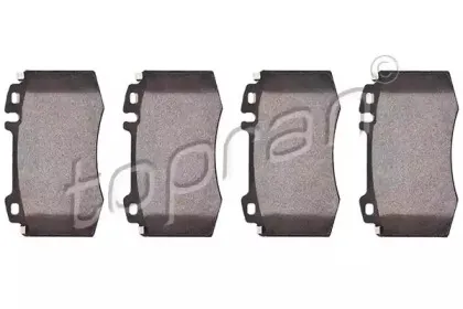 Комплект тормозных колодок, дисковый тормоз TOPRAN купить