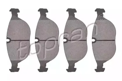 Комплект тормозных колодок, дисковый тормоз TOPRAN купить