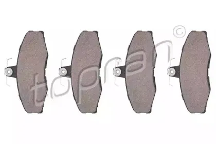 Комплект тормозных колодок, дисковый тормоз TOPRAN купить