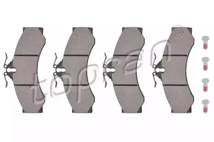 Комплект тормозных колодок, дисковый тормоз TOPRAN купить