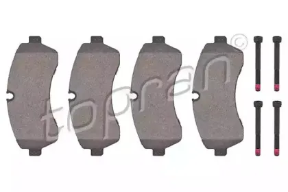 Комплект тормозных колодок, дисковый тормоз TOPRAN купить
