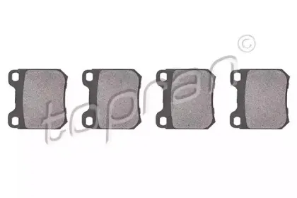 Комплект тормозных колодок, дисковый тормоз TOPRAN купить