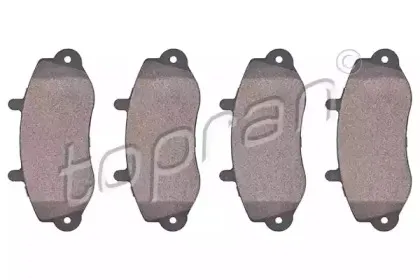 Комплект тормозных колодок, дисковый тормоз TOPRAN купить