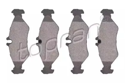 Комплект тормозных колодок, дисковый тормоз TOPRAN купить